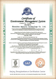 Aminite Fiber Optical Honorary Certificate 1