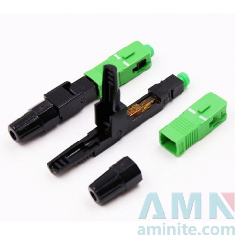 SC/APC Field Assembly Fiber Optic Fast Quick Connector