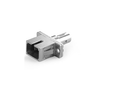 SC-ST-Simplex-Adapter-with-Rectangular-Flange