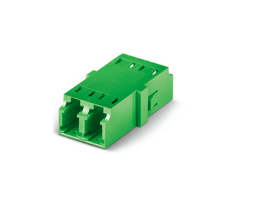 LC/APC Duplex Adapter unibody