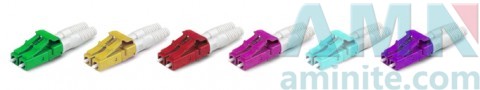 LC/UPC Duplex Single Mode Multimode Fiber Optic Connectors