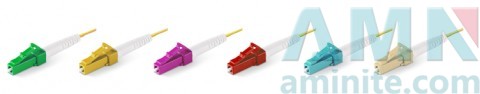 LC/UPC Unibody Boot 1.2mm Single Mode Multimode Fiber Optic Connectors