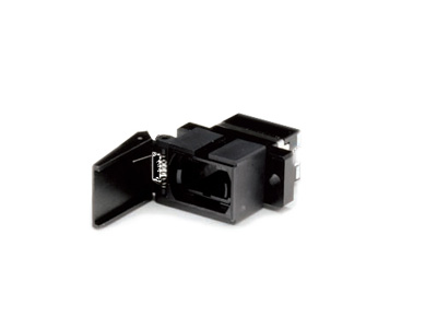 MPO Fiber Optic Adapter SC Footprint with Shutter