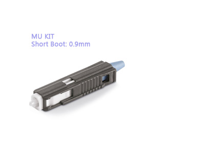 MU Kit Short Boot: 0.9mm Fiber Optic Connectors