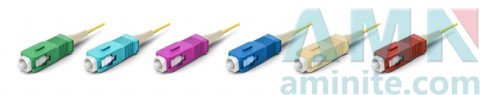 SC APC Boot 1.2mm Fiber Optic Connector